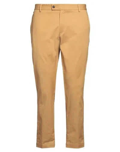 Messagerie Man Pants Marigold Size 36 Cotton, Elastane In Yellow