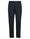 Messagerie Man Pants Midnight Blue Size 30 Cotton, Elastane In Blue