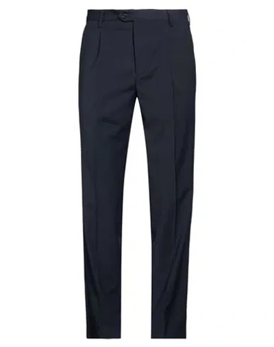 Messagerie Man Pants Midnight Blue Size 34 Wool, Viscose, Elastane