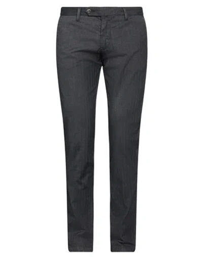 Messagerie Man Pants Midnight Blue Size 40 Cotton, Polyester, Viscose, Elastane
