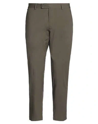 Messagerie Man Pants Military Green Size 38 Cotton, Elastane