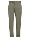 Messagerie Man Pants Military Green Size 38 Cotton, Elastane