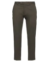 Messagerie Patrizio Piscaglia Man Pants Military Green Size 38 Cotton, Elastane