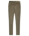 Messagerie Man Pants Military Green Size 40 Cotton, Elastane