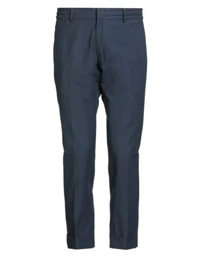 Messagerie Man Pants Navy Size 38 Cotton, Linen, Polyester