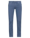 Messagerie Man Pants Pastel Blue Size 31 Cotton, Elastane