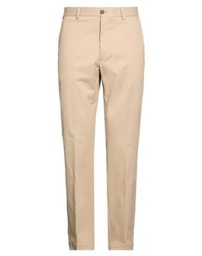 Messagerie Man Pants Sand Size 36 Cotton, Elastane In Beige