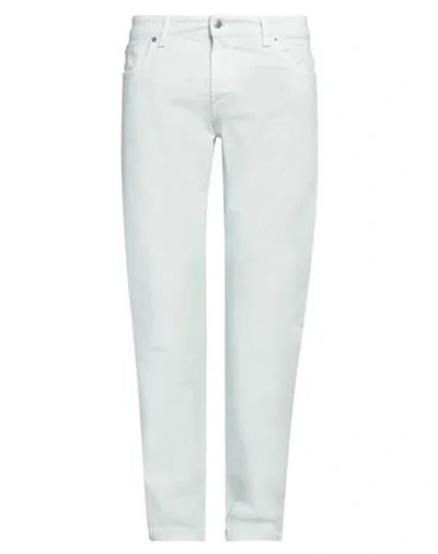 Messagerie Man Pants Sky Blue Size 36 Cotton, Elastane