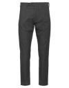 MESSAGERIE MESSAGERIE MAN PANTS CHARCOAL SIZE 34 POLYESTER, VISCOSE, WOOL, ELASTANE