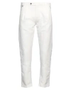Messagerie Man Pants White Size 40 Cotton, Hemp In White