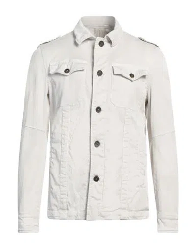 Messagerie Man Shirt Light Grey Size 38 Lyocell, Cotton, Elastane