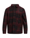 Messagerie Man Shirt Red Size S Wool, Polyester, Acrylic In Red