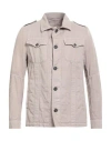 Messagerie Man Shirt Military Green Size L Lyocell, Cotton, Elastane