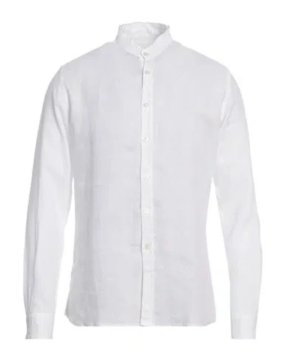Messagerie Man Shirt White Size 15 ½ Linen