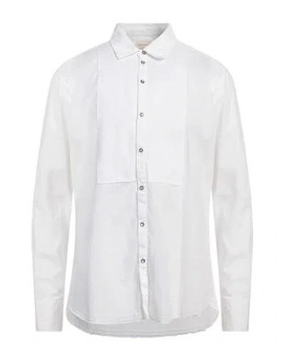 Messagerie Man Shirt White Size 17 Cotton