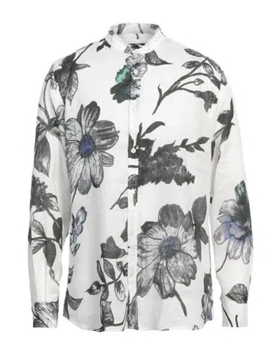 Messagerie Man Shirt White Size 17 Linen