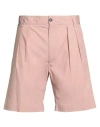 Messagerie Man Shorts & Bermuda Shorts Antique Rose Size 36 Cotton, Elastane