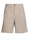 Messagerie Man Shorts & Bermuda Shorts Beige Size 36 Cotton, Elastane In Gray