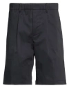 Messagerie Man Shorts & Bermuda Shorts Black Size 32 Cotton, Elastane