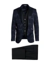 Messagerie Man Suit Midnight Blue Size 42 Viscose, Polyester