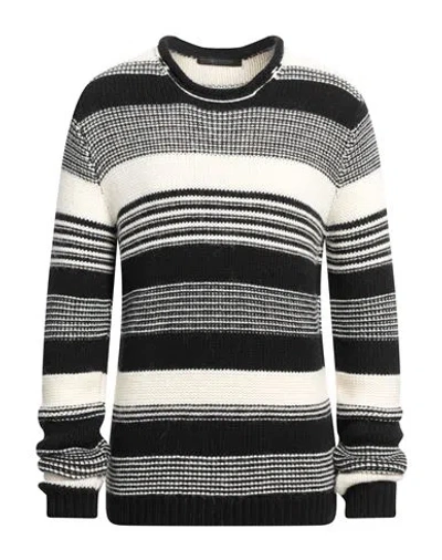 Messagerie Man Sweater Black Size 38 Acrylic, Alpaca Wool, Wool, Merino Wool