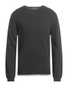 Messagerie Man Sweater Black Size 40 Acrylic, Alpaca Wool, Wool, Merino Wool In Black