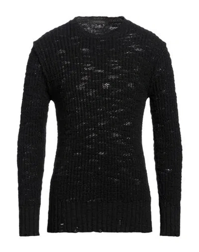 Messagerie Man Sweater Black Size 44 Wool