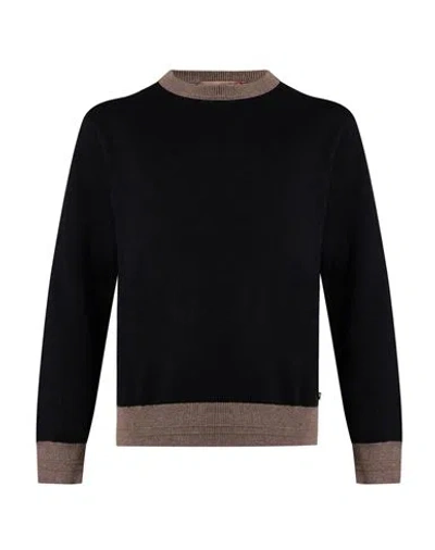 Messagerie Man Sweater Black Size L Cotton