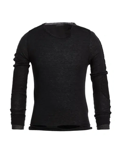 Messagerie Man Sweater Black Size S Nylon, Alpaca Wool, Wool