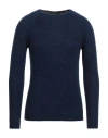 Messagerie Man Sweater Bright Blue Size 42 Alpaca Wool, Polyamide, Elastane
