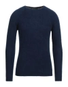 Messagerie Man Sweater Bright Blue Size 44 Alpaca Wool, Polyamide, Elastane