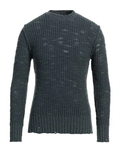 Messagerie Man Sweater Deep Jade Size 44 Wool In Green