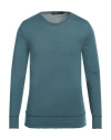 Messagerie Patrizio Piscaglia Man Sweater Deep Teal Size 40 Wool, Acrylic In Green