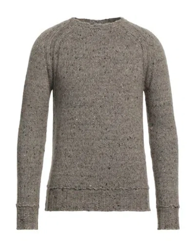 Messagerie Man Sweater Dove Grey Size 42 Polyamide, Alpaca Wool, Cotton, Wool, Polyester