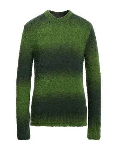 Messagerie Man Sweater Green Size 36 Acrylic, Polyamide, Wool, Alpaca Wool