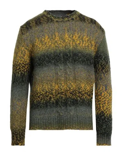 Messagerie Man Sweater Green Size 36 Wool, Acrylic, Polyamide, Alpaca Wool