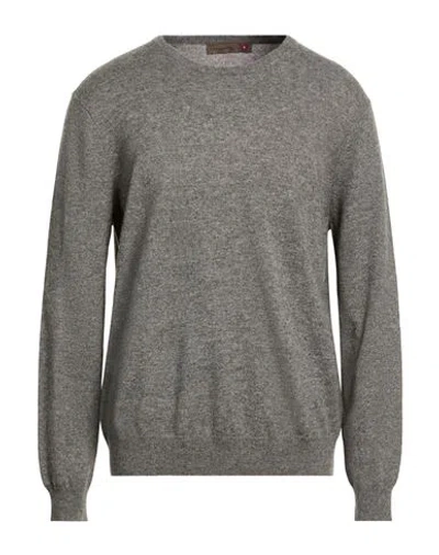 Messagerie Man Sweater Grey Size Xl Merino Wool, Viscose, Polyamide, Cashmere In Gray