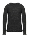Messagerie Man Sweater Lead Size 44 Polyamide, Alpaca Wool, Cotton, Wool, Polyester In Grey