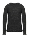 Messagerie Man Sweater Lead Size 42 Polyamide, Alpaca Wool, Cotton, Wool, Polyester In Grey