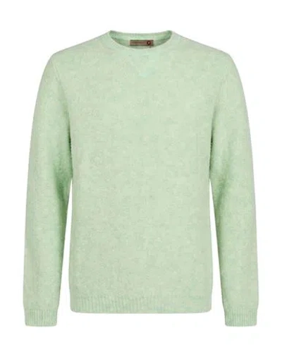 Messagerie Man Sweater Light Green Size Xxl Alpaca Wool, Polyacrylic, Polyamide, Wool