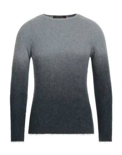 Messagerie Patrizio Piscaglia Man Sweater Light Grey Size 44 Alpaca Wool, Polyamide, Virgin Wool, El