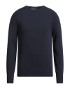 Messagerie Man Sweater Midnight Blue Size 38 Virgin Wool, Viscose, Nylon, Cashmere