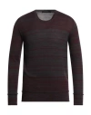 Messagerie Man Sweater Plum Size 38 Wool, Acrylic In Purple