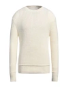 Messagerie Man Sweater White Size 36 Acrylic, Alpaca Wool, Wool, Merino Wool