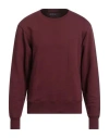 Messagerie Man Sweatshirt Burgundy Size Xl Cotton In Red