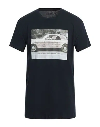 Messagerie Man T-shirt Midnight Blue Size L Organic Cotton