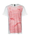 MESSAGERIE MESSAGERIE MAN T-SHIRT RED SIZE M COTTON