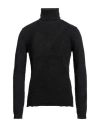 Messagerie Man Turtleneck Black Size 44 Alpaca Wool, Polyamide, Merino Wool