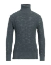 Messagerie Man Turtleneck Deep Teal Size 44 Wool In Green