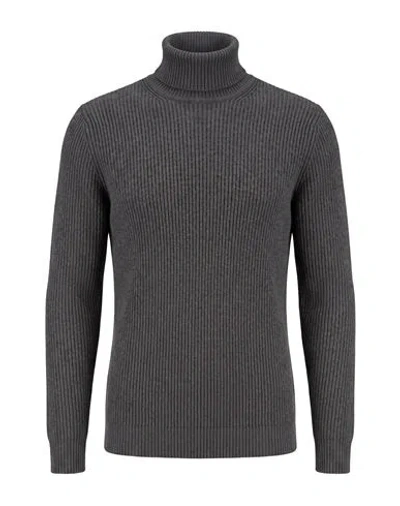 Messagerie Man Turtleneck Grey Size S Virgin Wool In Gray